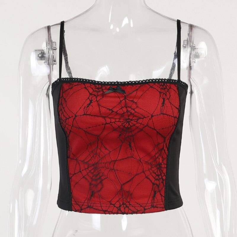 Spider Web Camisole - Women’s Clothing & Accessories - Shirts & Tops - 20 - 2024