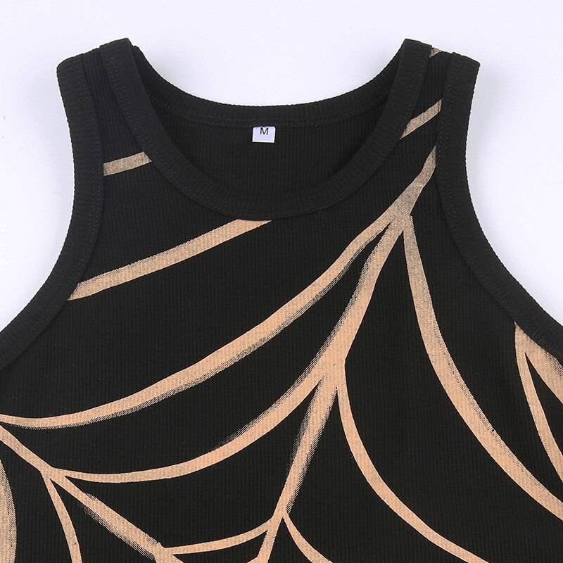 Spider Web Tank Top - T-Shirts - Shirts & Tops - 9 - 2024