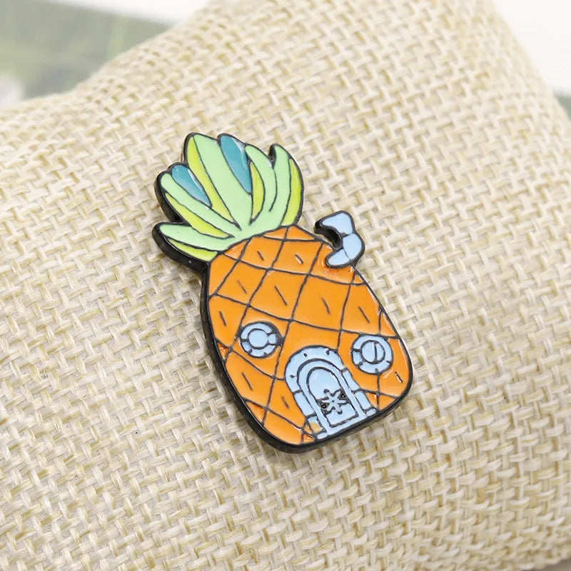 Sponge Bob Enamel Pins - Creative Cartoon Anime Lapel Brooches - XZ0647 - Anime - Brooches & Lapel Pins - 20 - 2024