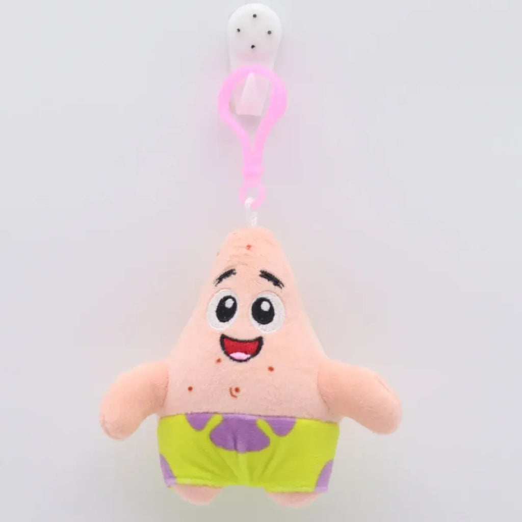 SpongeBob Plush Set – 8/4 Inch Cute Cartoon Character Bag Charms & Gifts - Christmas - Plushie - 10
