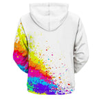 3D Spray Paint Printed Hoodie - Hoodies & Sweatshirts - 19