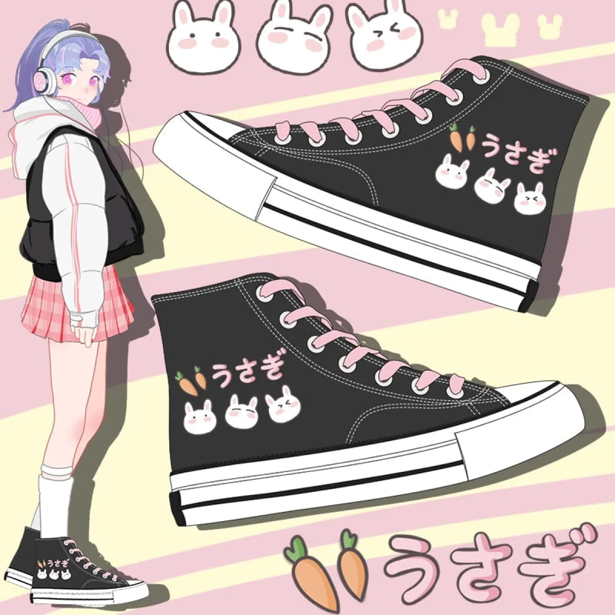 Spring Casual Lace-up Sneakers - Shoes - 1