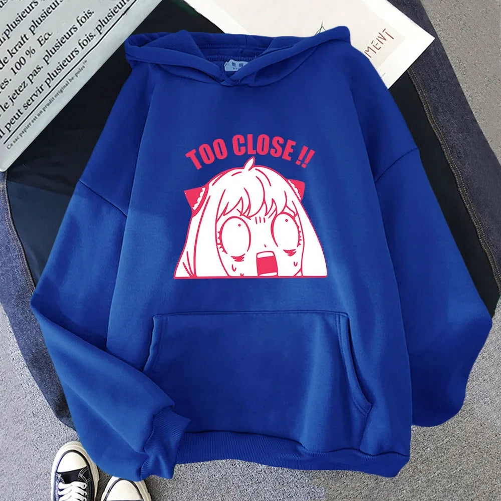 Spy X Family Anime Anya Print Hoodie - Blue / S - Anime - Shirts & Tops - 3 - 2024