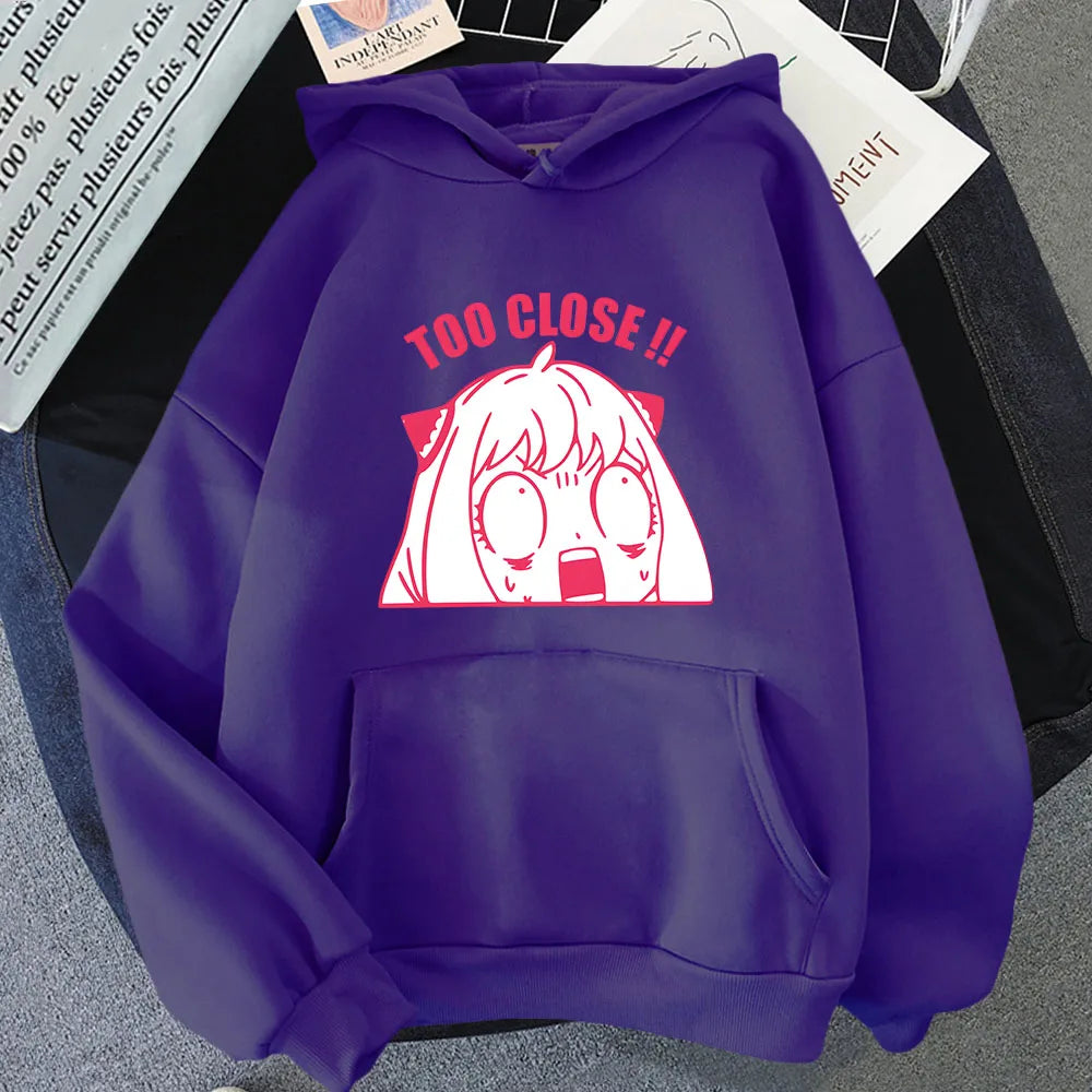 Spy X Family Anime Anya Print Hoodie - Purple / S - Anime - Shirts & Tops - 5 - 2024