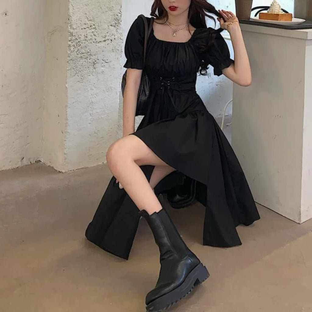 Kawaii Square Collar Dress - All Dresses - 7