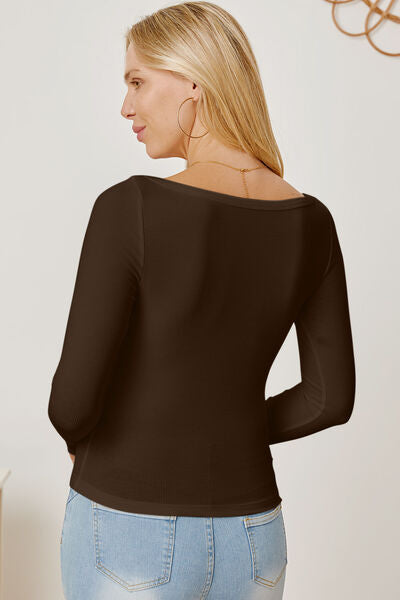 Square Neck Long Sleeve T-Shirt - T-Shirts - Shirts & Tops - 15 - 2024