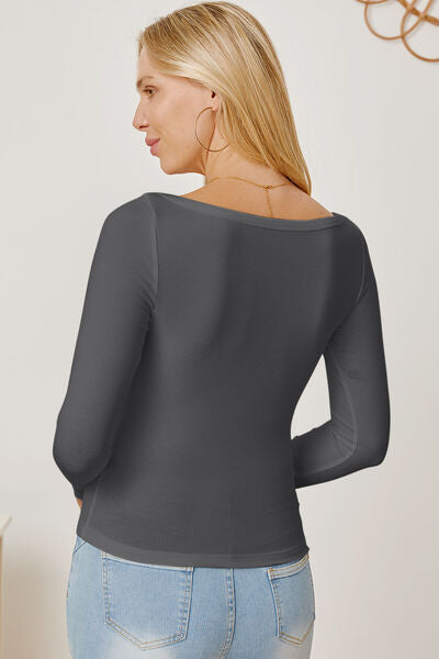 Square Neck Long Sleeve T-Shirt - T-Shirts - Shirts & Tops - 27 - 2024