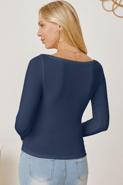 Square Neck Long Sleeve T-Shirt - T-Shirts - Shirts & Tops - 30 - 2024