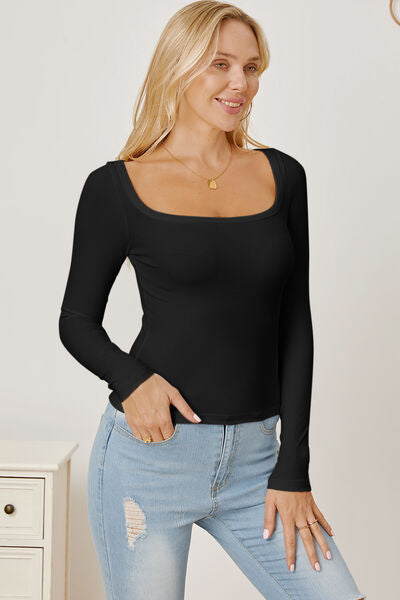 Square Neck Long Sleeve T-Shirt - T-Shirts - Shirts & Tops - 8 - 2024