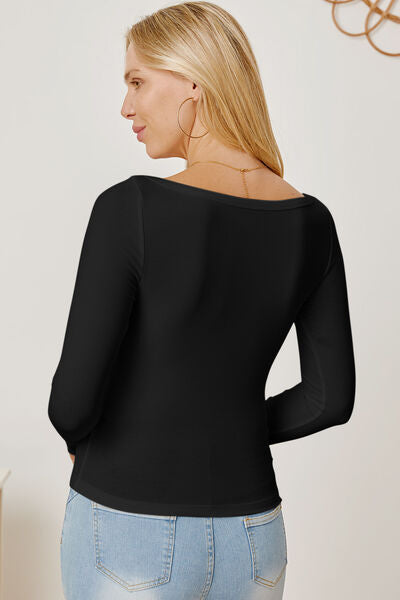 Square Neck Long Sleeve T-Shirt - T-Shirts - Shirts & Tops - 9 - 2024