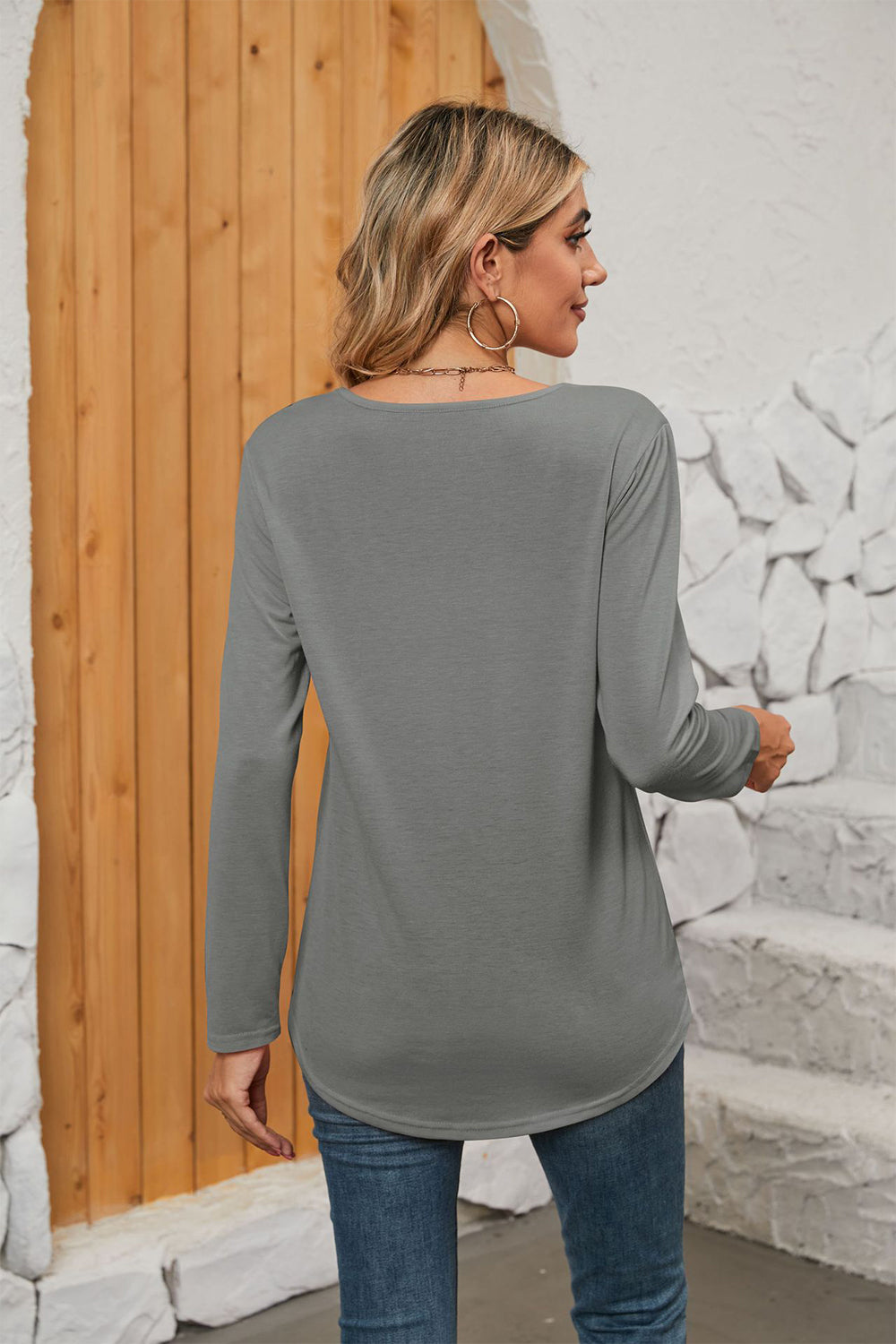 Square Neck Long Sleeve T-Shirt - T-Shirts - Shirts & Tops - 14 - 2024