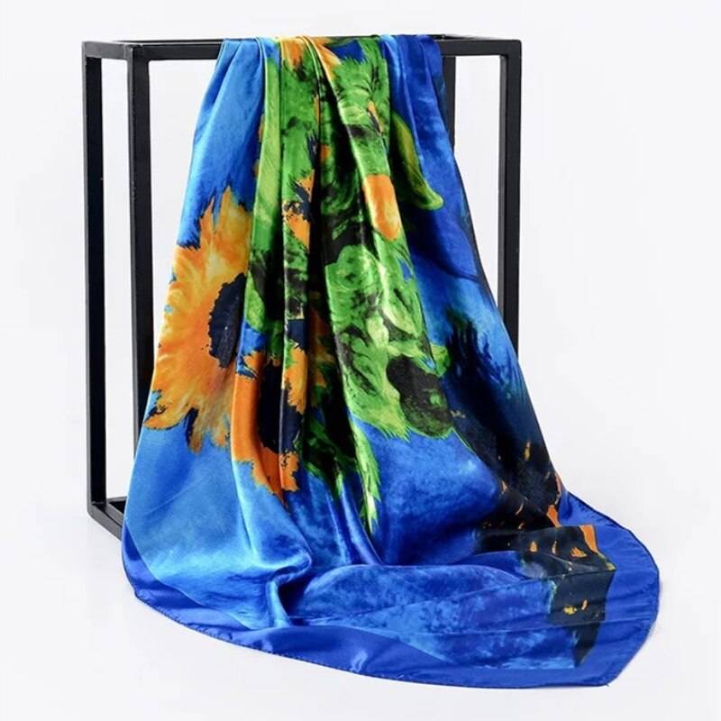 Women’s Square Silk Scarf - 11 / 90 x 90 cm / 35.43 x 35.43 inch - Women’s Clothing & Accessories - Scarves - 47 - 2024