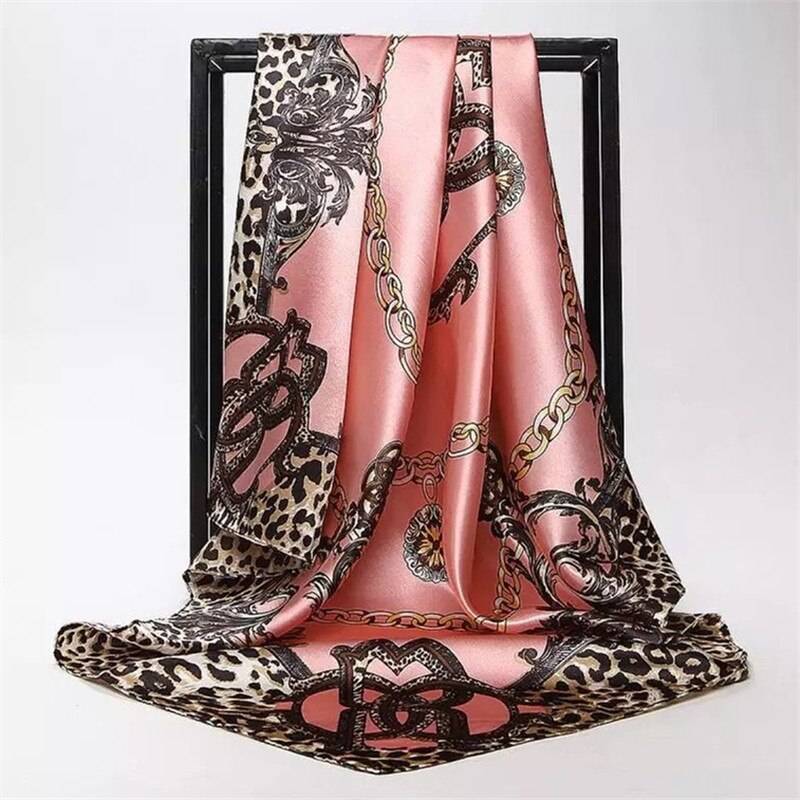 Women’s Square Silk Scarf - 48 / 90 x 90 cm / 35.43 x 35.43 inch - Women’s Clothing & Accessories - Scarves - 74 - 2024