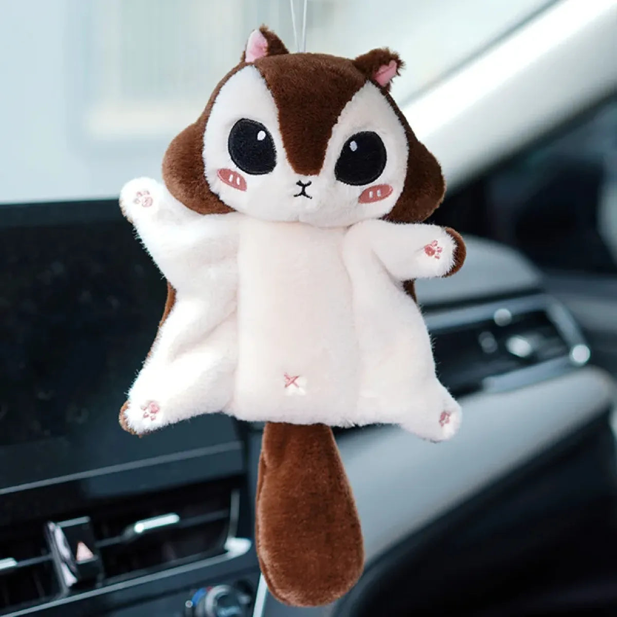 Kawaii Squirrel Plush Keychain - Backpacks - 10