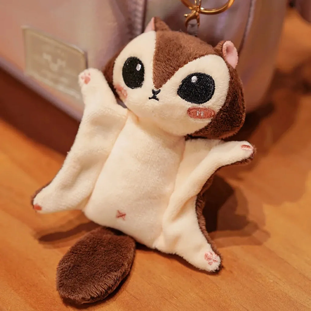Kawaii Squirrel Plush Keychain - Backpacks - 12