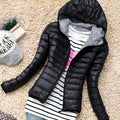Stand Collar Hooded Winter Jacket - Women’s Clothing & Accessories - 14