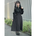 Gothic Lace Bow Stand Collar Lolita Dress - All Dresses - Lolita Dress - 1