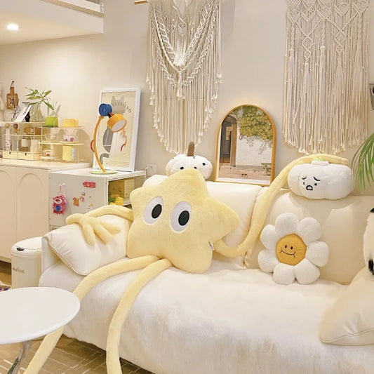 Giant 160cm Long-Legged Star Plush Pillow – Cute Sofa Cushion & Gift - Plushies - Plush Toys - 2024 - 1 - Worldwide