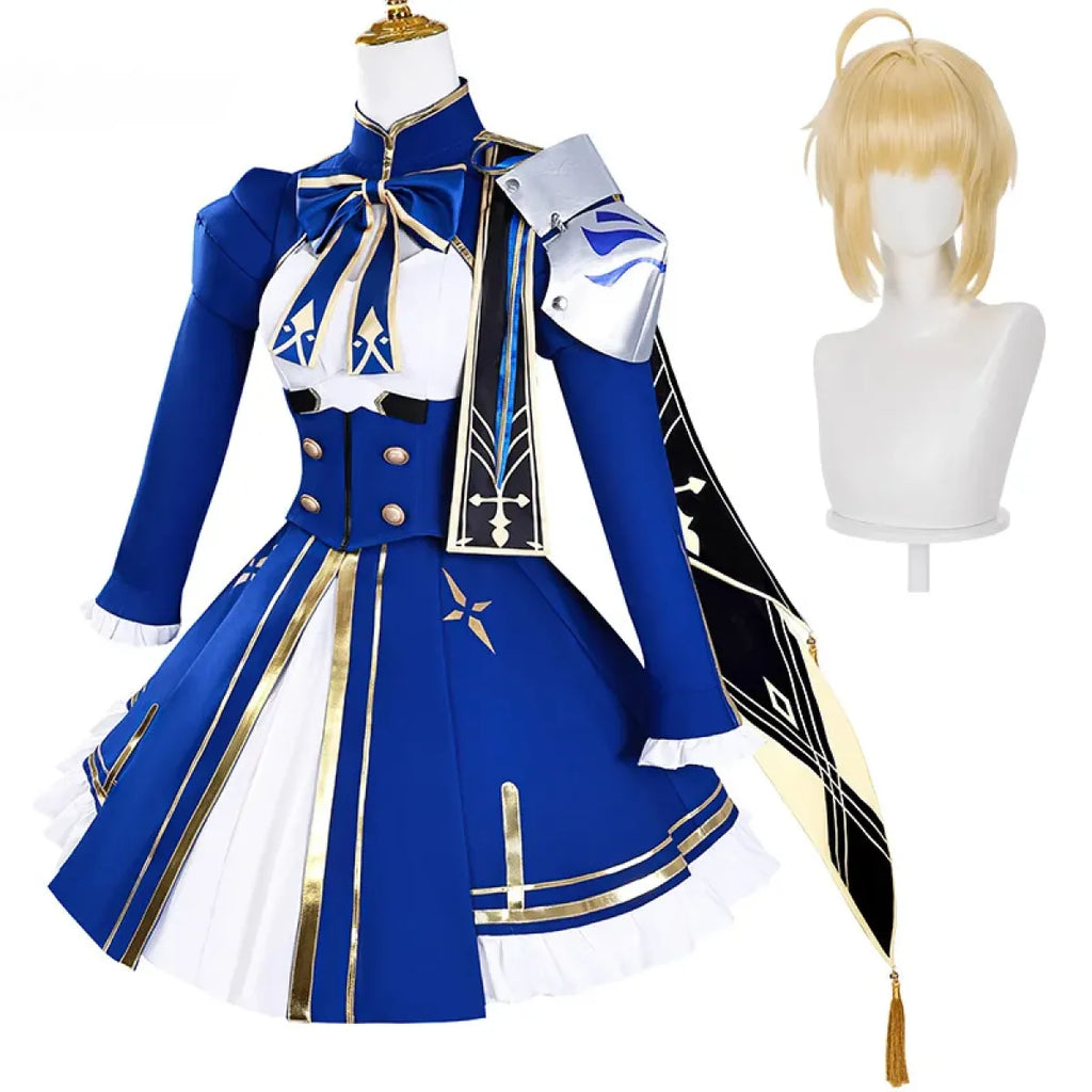 Honkai Star Rail Saber Cosplay Dress & Wig Set - All Dresses - Cosplay - 1