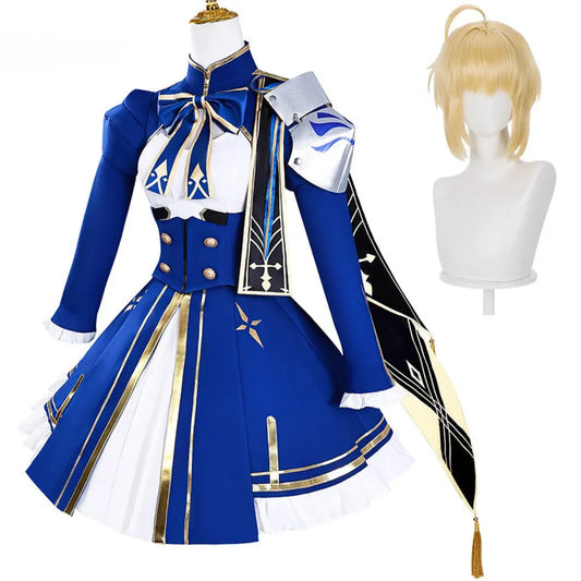 Honkai Star Rail Saber Cosplay Dress & Wig Set - All Dresses - Cosplay - 1