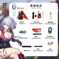 Topaz Honkai Star Rail Cosplay Set with Wig & Shoes - Dresses - Cosplay - 11