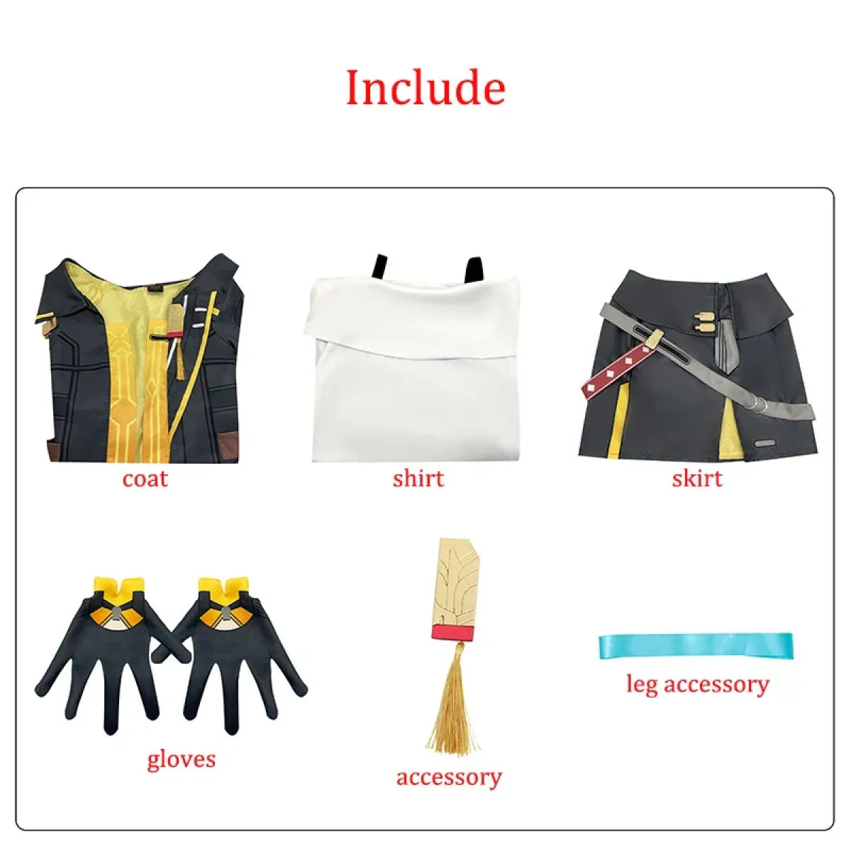 Trailblazer Stelle Caelus Honkai Star Rail Cosplay Set - Cosplay - Cosplay - 6