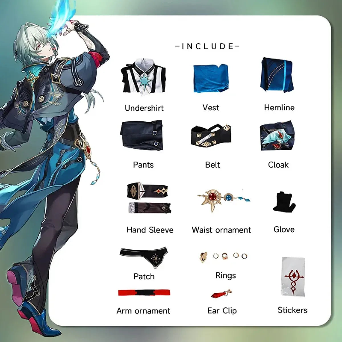 Anaxagoras Honkai Star Rail Cosplay Costume Set - Cosplay - Cosplay - 3