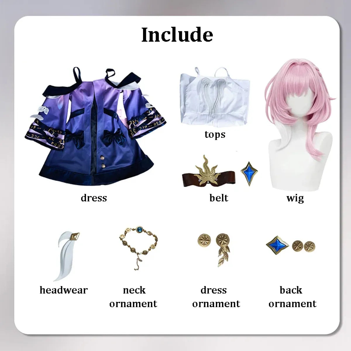 Cyrene Honkai Star Rail Cosplay Costume Set - Cosplay - Cosplay - 5