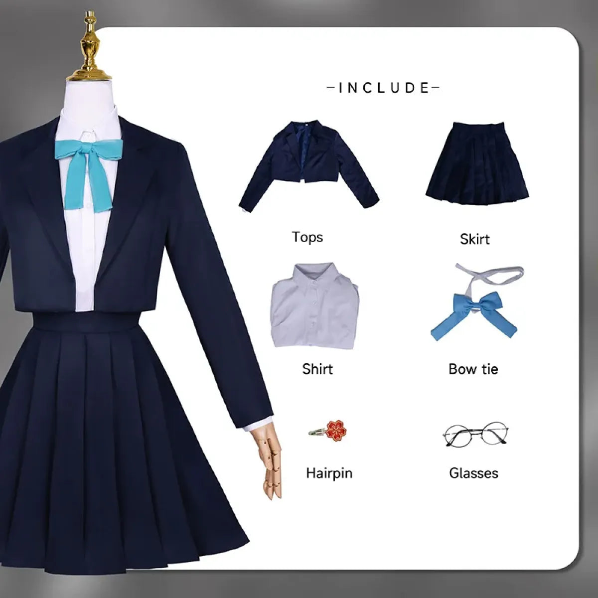Sparkle Honkai Star Rail Cosplay JK Uniform Set - Cosplay - Cosplay - 2