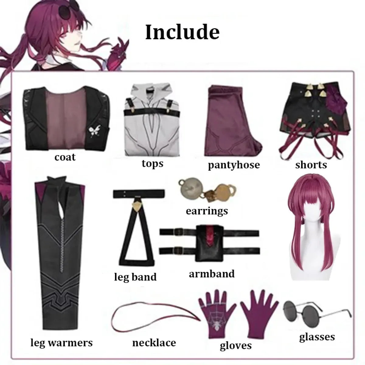 Kafka Honkai Star Rail Cosplay Costume Set - Cosplay - Cosplay - 7