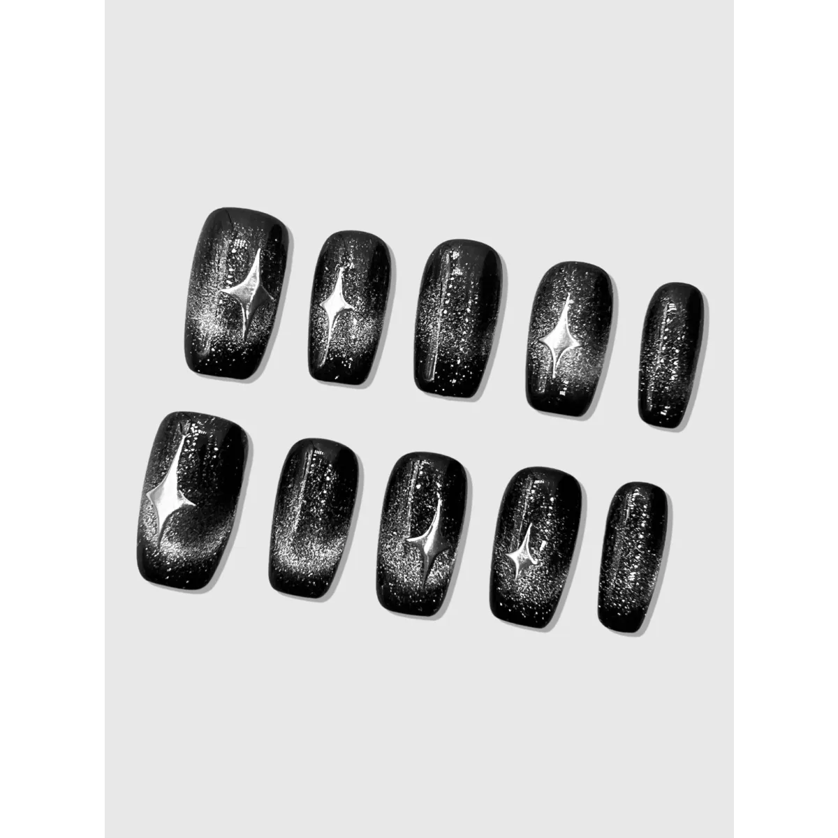 Stargaze Cosmic Glitter Press On Nails - Harajuku Style - Cosmetics - 3