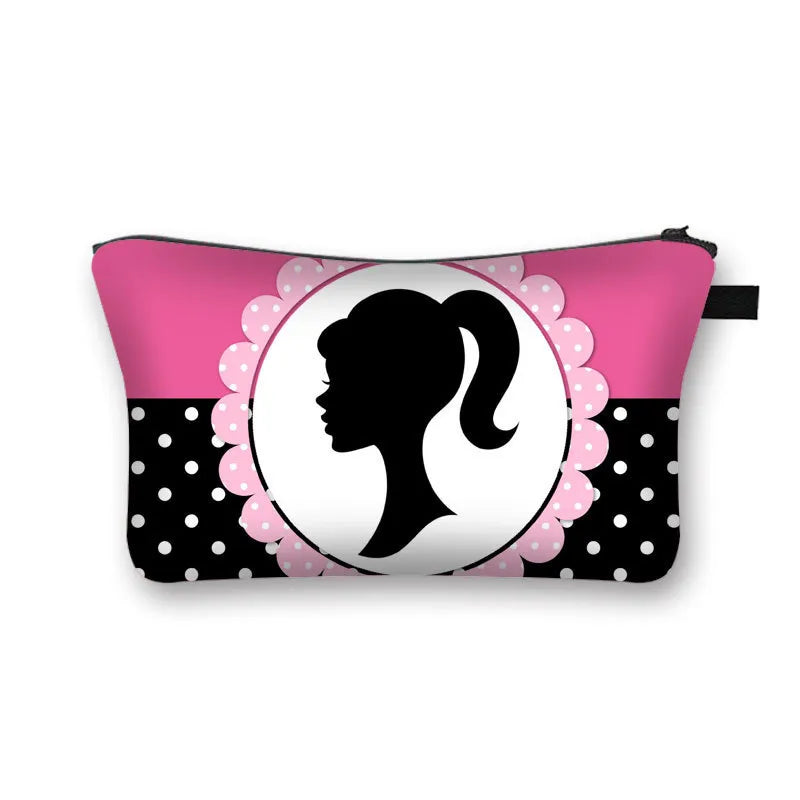 Fashion Barbie Cosmetic Bag - Cute Pink Girls Pencil Case - 2 - Stationary & More - Luggage Tags - 8 - 2024