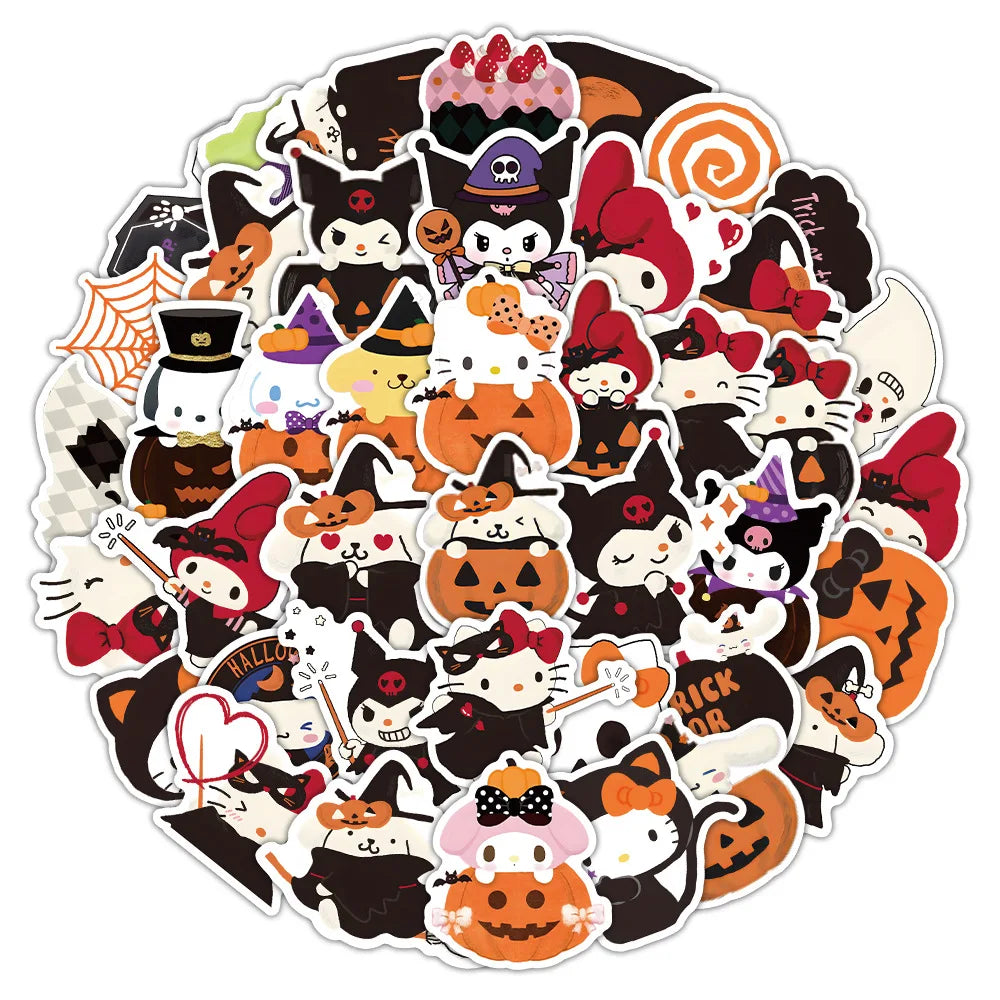 Halloween Sanrio Kawaii Stickers Set - 30PCS - Stationary & More - Stickers & Sticker Machines - 1 - 2024