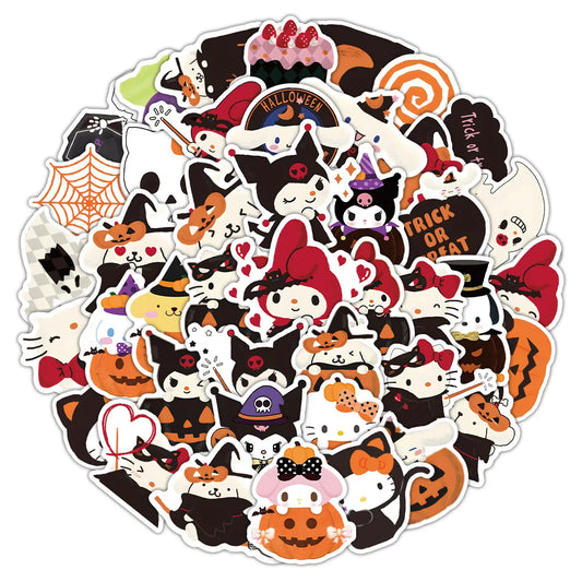 Halloween Sanrio Kawaii Stickers Set - Stationary & More - Stickers & Sticker Machines - 2 - 2024