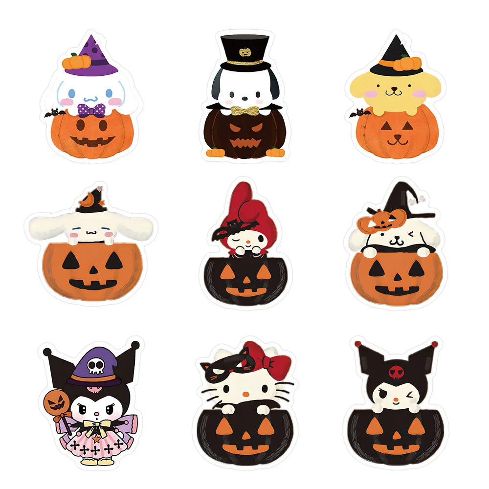 Halloween Sanrio Kawaii Stickers Set - Stationary & More - Stickers & Sticker Machines - 5 - 2024