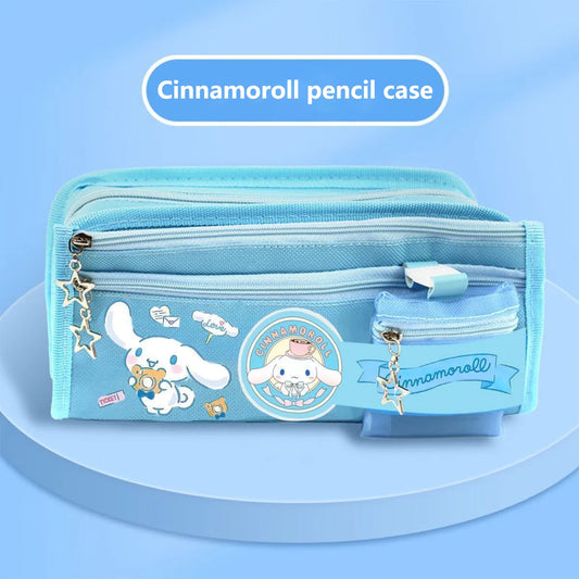Sanrio Kawaii Pencil Case - Kuromi Cinnamoroll My Melody - Large Capacity Pen Bag - CG365 - Stationary & More - Pen &