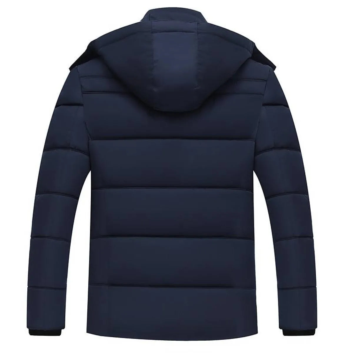 Men’s Down Jacket with Hood - Jackets & Coats - 3