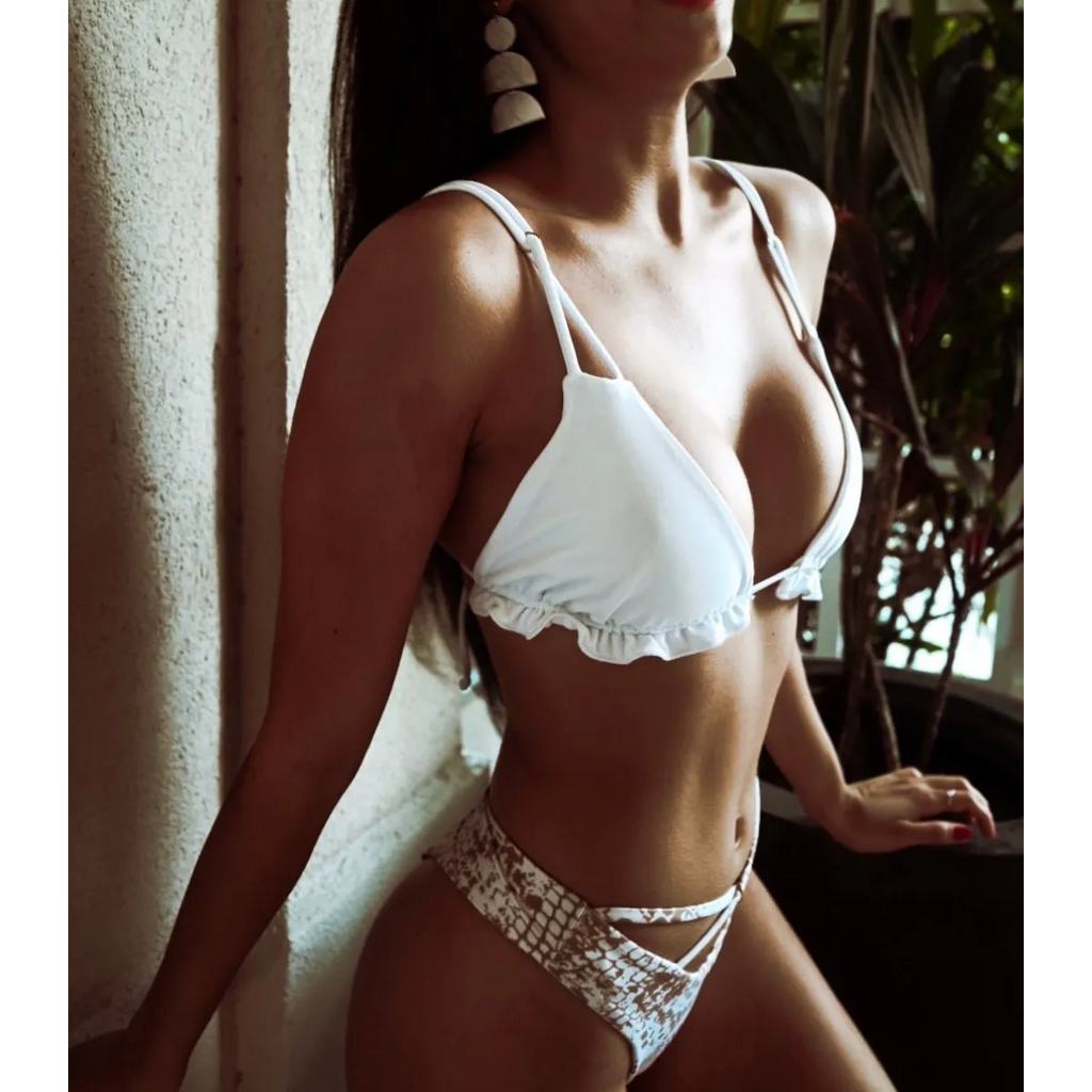 Stella Ruffle Strap Bikini Top - Swimsuits - Swimsuit / Bikini / One-Piece Swimwear - 3