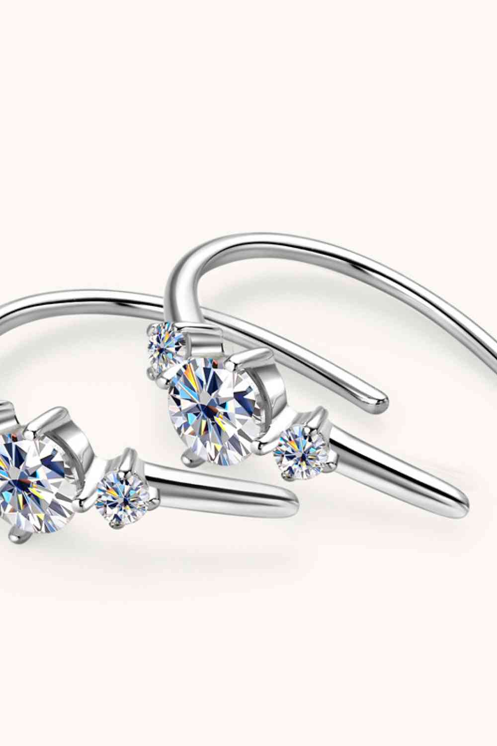 Moissanite 925 Sterling Silver Earrings - Women’s Jewelry - Earrings - 5 - 2024