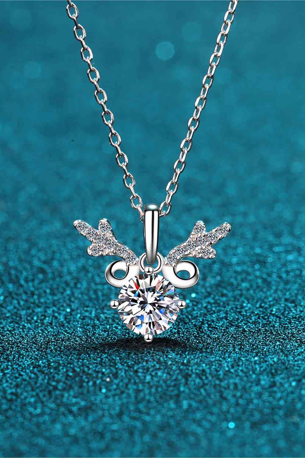 1 Carat Moissanite 925 Sterling Silver Necklace - Silver / One Size - All Products - Necklaces - 1 - 2024