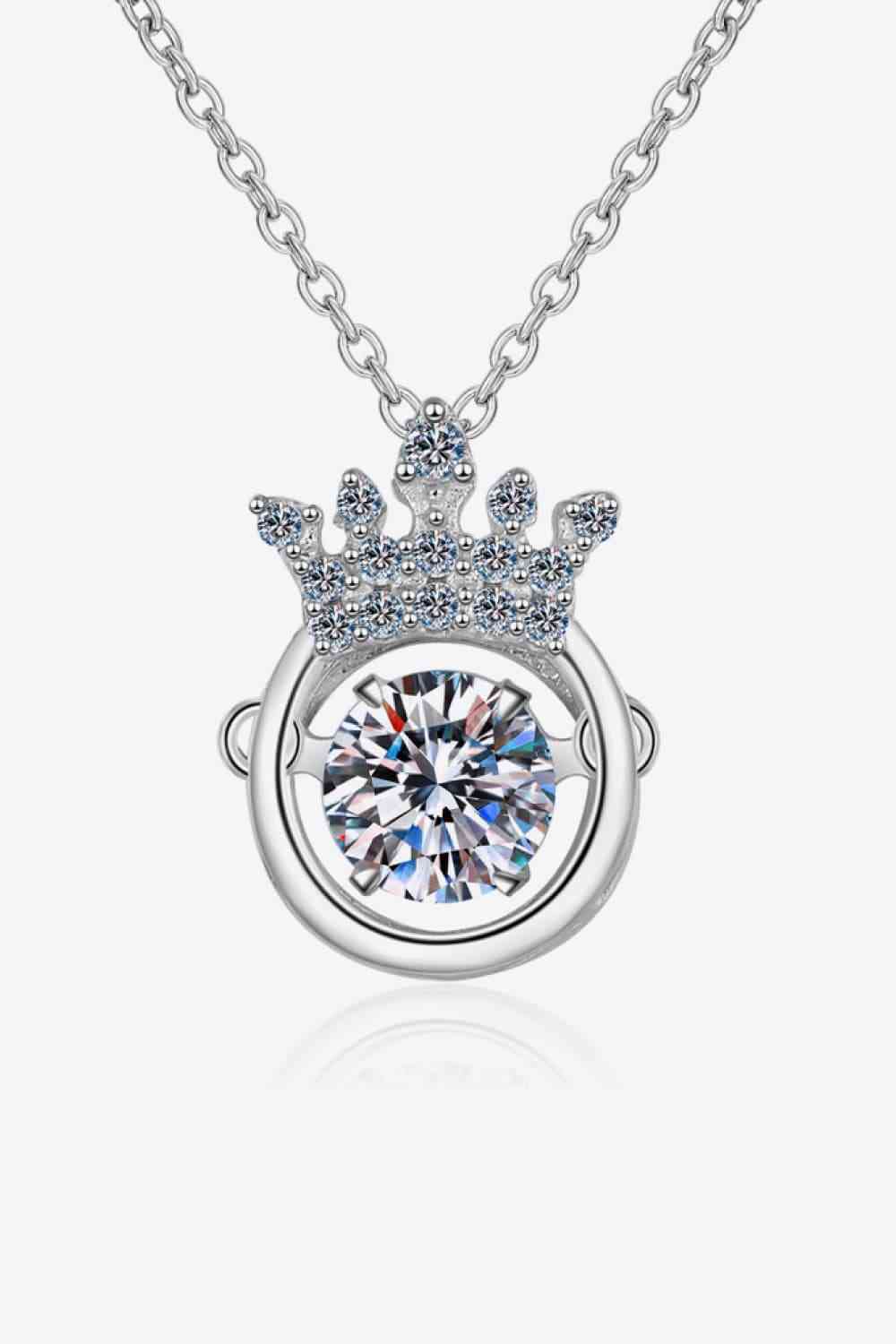 Moissanite 925 Sterling Silver Necklace - Silver / One Size - All Products - Necklaces - 1 - 2024