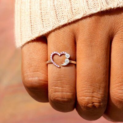 Heart Shape 925 Sterling Silver Ring - Women’s Jewelry - Rings - 3 - 2024