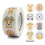 Cute Animal Thank You Stickers Roll - 100-500 PCS - Stickers - 8