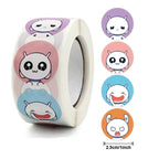 Cute Animal Thank You Stickers Roll - 100-500 PCS - Stickers - 7