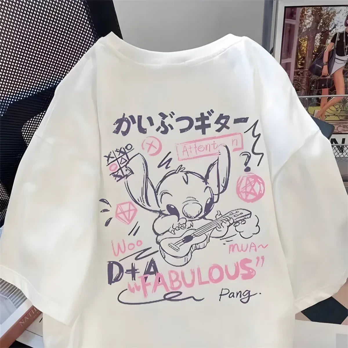 Harajuku Stitch Graphic T-Shirt - T-Shirts - T-Shirts - 1