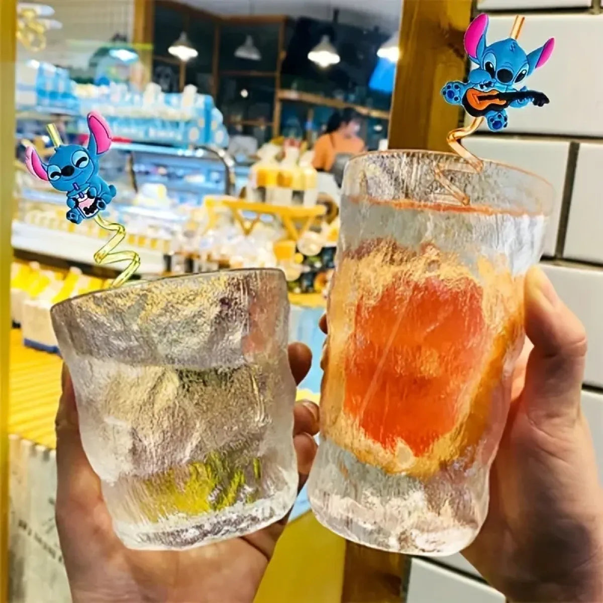 Stitch Kawaii Reusable Party Straws Set - Anime - Costume Props - 3