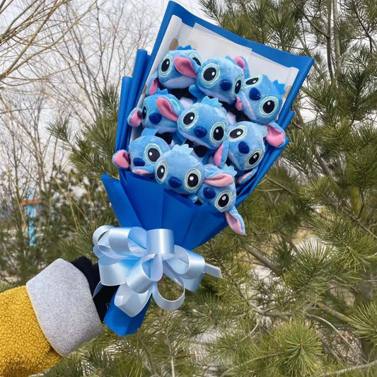 Stitch Plush Bouquet – Cute Gift for Valentine’s & Graduations - 6 - Plushies - Stuffed Animals - 2025 - 2