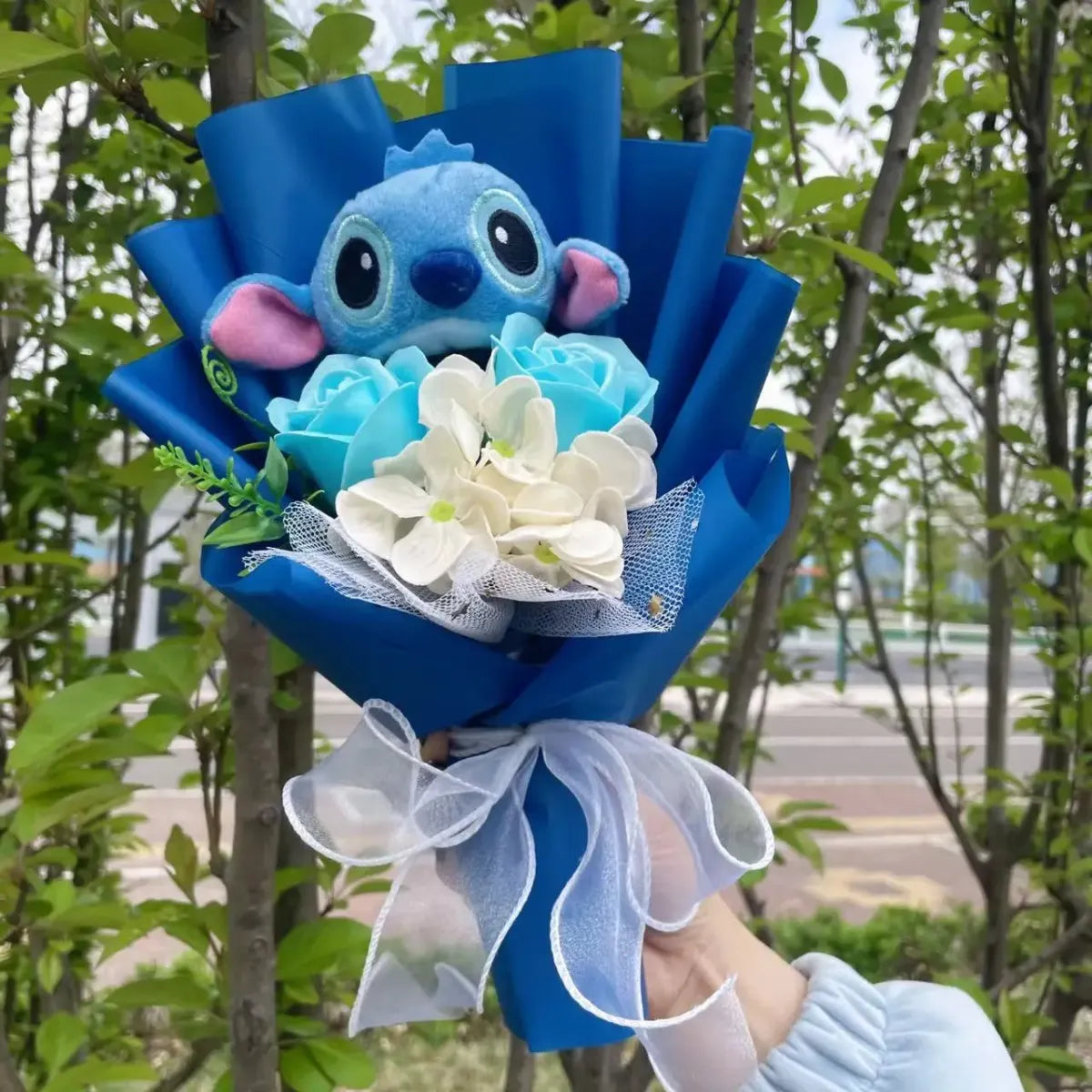 Stitch Plush Flower Bouquet – Kawaii Handmade Gift for Valentine - Christmas - Plushie - 15