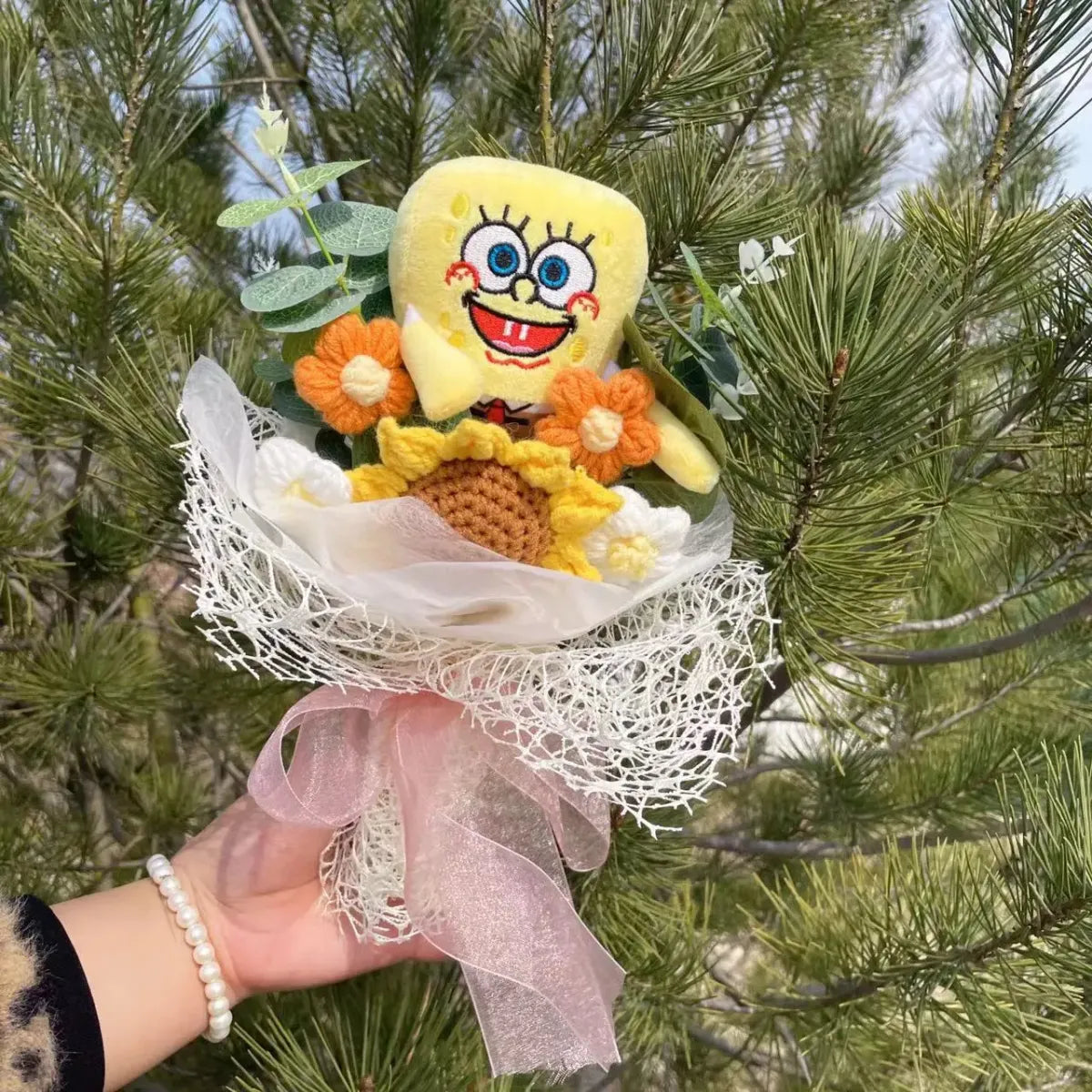 Stitch Plush Flower Bouquet – Kawaii Handmade Gift for Valentine - Christmas - Plushie - 6