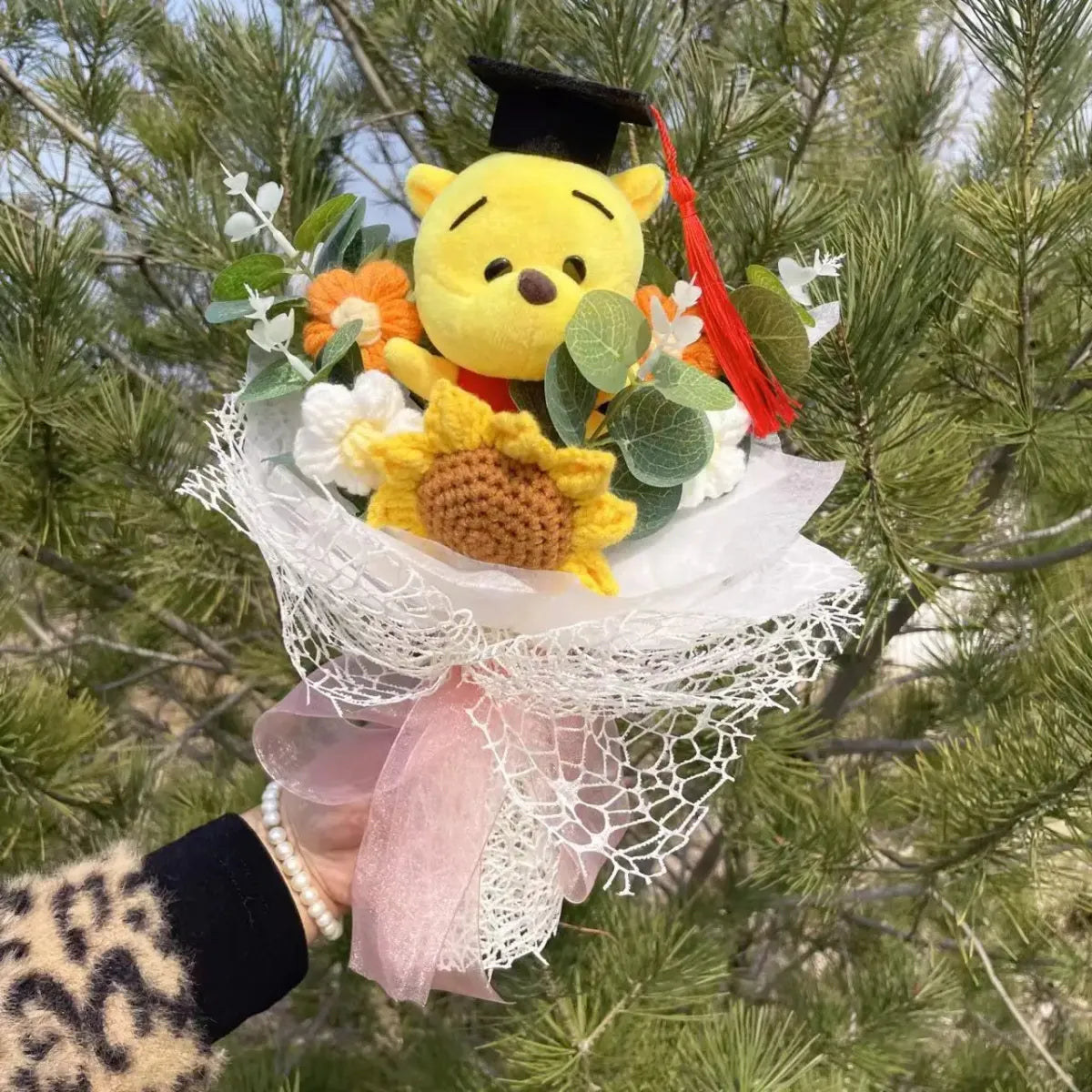 Stitch Plush Flower Bouquet – Kawaii Handmade Gift for Valentine - Christmas - Plushie - 7